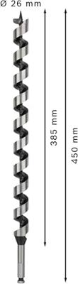 Bosch Accessories 2608597649 Slangenboor 26 mm Gezamenlijke lengte 450 mm Zeskant schacht 1 stuk(s) Bosch Accessories 2608597649 Slangenboor 26 mm Gezamenlijke lengte 450 mm Zeskant schacht 1 stuk(s)