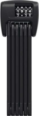 Abus vouwslot bordo 6000c/90 zwart led sh - fietsslot