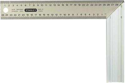 Stanley handgereedschap Winkelhaak met maatverdeling - 1-45-685 Stanley handgereedschap Winkelhaak met maatverdeling - 1-45-685
