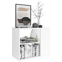 Bijzetkast 60x30x50 cm spaanplaat wit - thumbnail