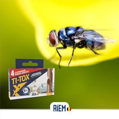 Riem Ti-Tox anti-vliegenkleefband, 4 stuks