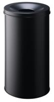 Durable Papierkorb Safe, Durable, Stahl, schwarz, 60 Liter, selbstverlöschend mit Flam 330701 Prullenbak 60 l (Ø x h) 375 mm x 662 mm Staal Zwart 1 stuk(s) - thumbnail