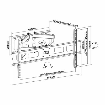 TV houder Aisens WT70TSLE-029 - thumbnail
