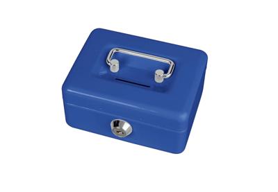 Geldkist maul muntgleuf slot 125x95x60mm blauw