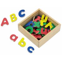 Viga Toys magnetische letters 52 delig multicolor - thumbnail
