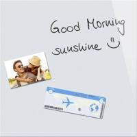 Sigel Glazen magneetbord B1100 Wit (b x h) 45 cm x 45 cm B1100 - thumbnail