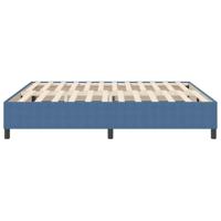 Boxspring bed Blauw 180 x 200 cm Katoenen stof - thumbnail