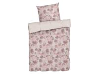 LIVARNO home Satijnen dekbedovertrek 140 x 200 cm (Aquarel/rosé) - thumbnail