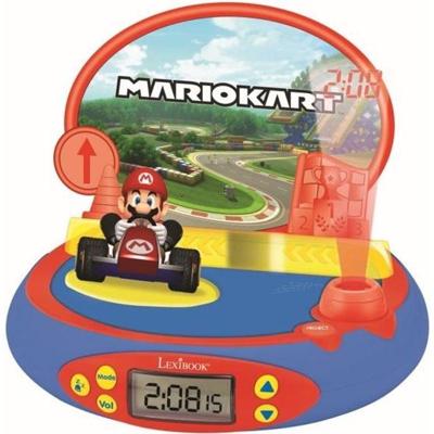 MARIO KART Projector-wekker met Nintendo-videogamegeluiden