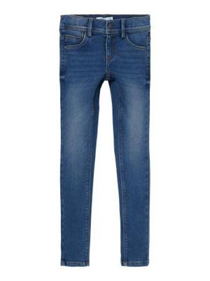 Name it zomer jeans broek meisjes - medium blauw - skinny fit - NkfPolly