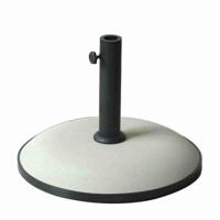 Marbueno Base Parasol Rond 50x37 cm 25KG Wit Tuin, Zwembad en Terras 10453 - thumbnail