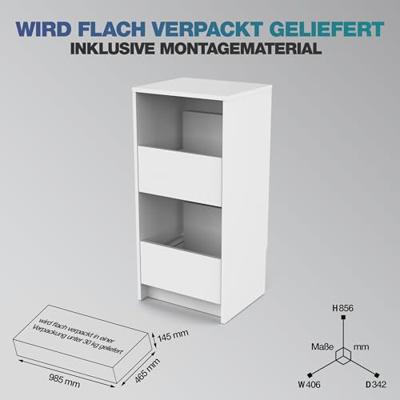 Glorious Vinyl Vault White platenkast