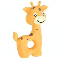 ZOLUX PUPPYSPEELGOED LATEX GIRAFFE ORANJE 7,5X3,5X10 CM - thumbnail
