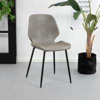 By-Boo Eetkamerstoel 'Seashell', kleur Blauw - thumbnail