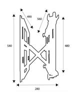 TV houder OMB 04510 65" 50 kg - thumbnail
