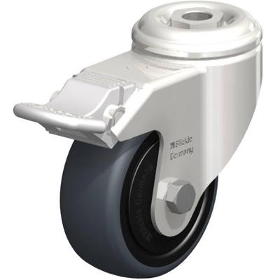 Blickle LKRXA-TPA 80KFD-FI-ELS Zwenkwiel met rem Wieldiameter: 80 mm Draagvermogen (max.): 65 kg 1 stuk(s)