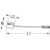 KS Tools 903.6000 Magnetische lasspiegel, 500 mm - thumbnail