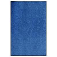 VidaXL Deurmat wasbaar 120x180 cm blauw - thumbnail