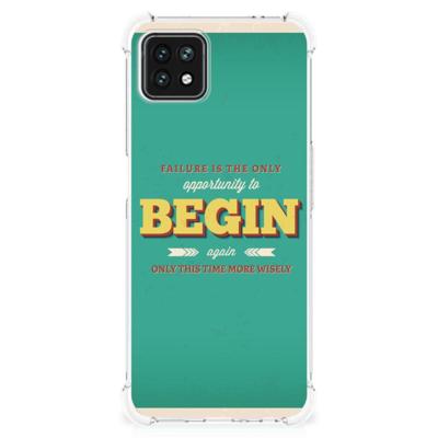 OPPO A53 5G | A73 5G Telefoonhoesje met tekst Quote Begin OPPO A53 5G | A73 5G Telefoonhoesje met tekst Quote Begin