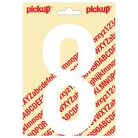 Deco cijfer 8 nobel wit 150 mm Pickup - Pickup - thumbnail