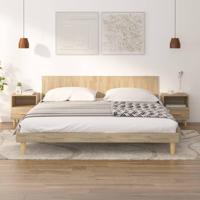 Nachtkastjes 2 st 40x35x47 cm sonoma eikenkleurig - thumbnail