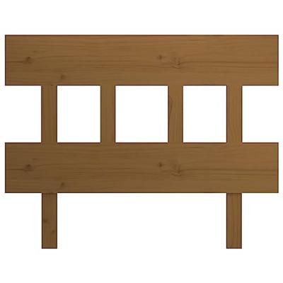 Hoofdbord 93,5x3x81 cm massief grenenhout honingbruin