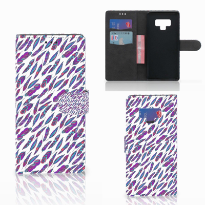 Samsung Galaxy Note 9 Telefoon Hoesje Feathers Color Samsung Galaxy Note 9 Telefoon Hoesje Feathers Color