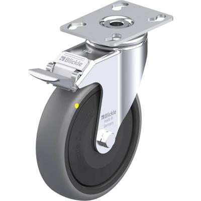 Blickle LKPA-TPA 126KF-FI-ELS Zwenkwiel met rem Wieldiameter: 125 mm Draagvermogen (max.): 80 kg 1 stuk(s)