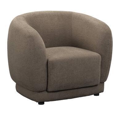 Fauteuil Sophie - bruin - Leen Bakker Fauteuil Sophie - bruin - Leen Bakker