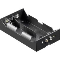 Goobay 11977 Batterijhouder Aantal cellen: 4 D (mono) Drukknopaansluiting (l x b x h) 133.5 x 74 x 31.5 mm - thumbnail