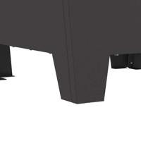 Vuurkorf Zwart 50 x 50 x 38 cm Koudgewalst staal - thumbnail