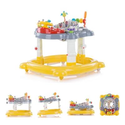 Chipolino Joya Lux 4-in-1 Loopstoel 360° Draaibaar Opvouwbaar Geel