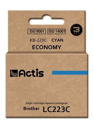 Actis KB-223C inkt (vervangt Brother LC223C; Standaard; 10 ml; blauw)