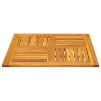 Tafelblad vierkant 80x80x2,2 cm massief acaciahout - thumbnail