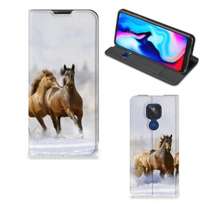 Motorola Moto G9 Play | Hoesje maken | Paarden