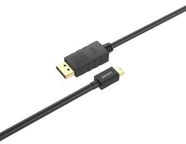 UNITEK Y-C611BK DisplayPort kabel 2 m Mini DisplayPort Zwart