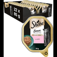 Sheba Sauce Collection met Zalm 22 x 85 g bij Jumbo - thumbnail