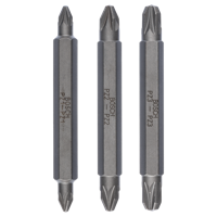 Bosch Accessoires 3-delige dubbelbitset PZ1-PZ2-PZ3, 60 mm - 2607001749 - thumbnail
