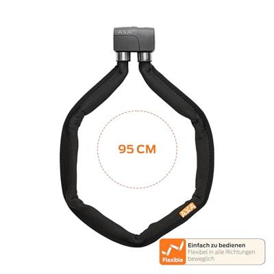 Axa Vouwslot foldable 6-95 - zwart