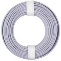 Donau Elektronik 125-019 Draad 1 x 0.25 mm² Grijs 10 m - thumbnail