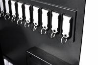 Pavo Magnettag sleutelhanger, pak van 10 stuks, zwart - thumbnail