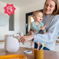 Flessenwarmer EASY+ BADABULLE wit - thumbnail