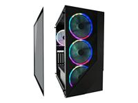 LC-Power Gaming 803B Midi Tower Zwart - thumbnail