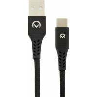 Mobilize Strong Nylon Cable USB to USB-C 20cm. 15W Black - thumbnail