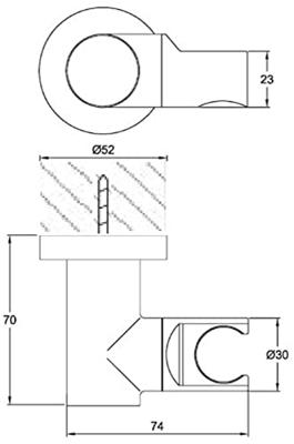 Ben Engraved badset mat zwart