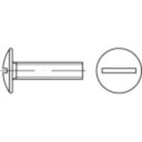 TOOLCRAFT 159314 Wandplaatschroeven M6 40 mm Sleuf 88107 Staal Galvanisch verzinkt 200 stuk(s) - thumbnail