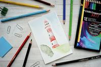 STABILO aquacolor - aquarel kleurpotlood - metalen set 24 st. - thumbnail