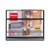 Metaltex uitschuifbaar kruidenrek zwart - thumbnail