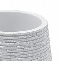 Tandenborstelhouder Sapho Gemini Vrijstaand 11.1x8.7 cm Polyresin Wit Sapho - thumbnail