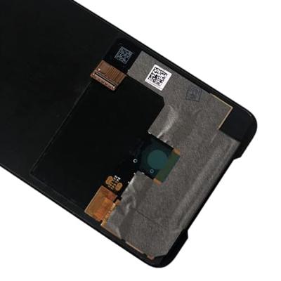 AMOLED-materiaal LCD-scherm en digitizer volledige montage voor ASUS ROG Phone II ZS660KL (zwart)